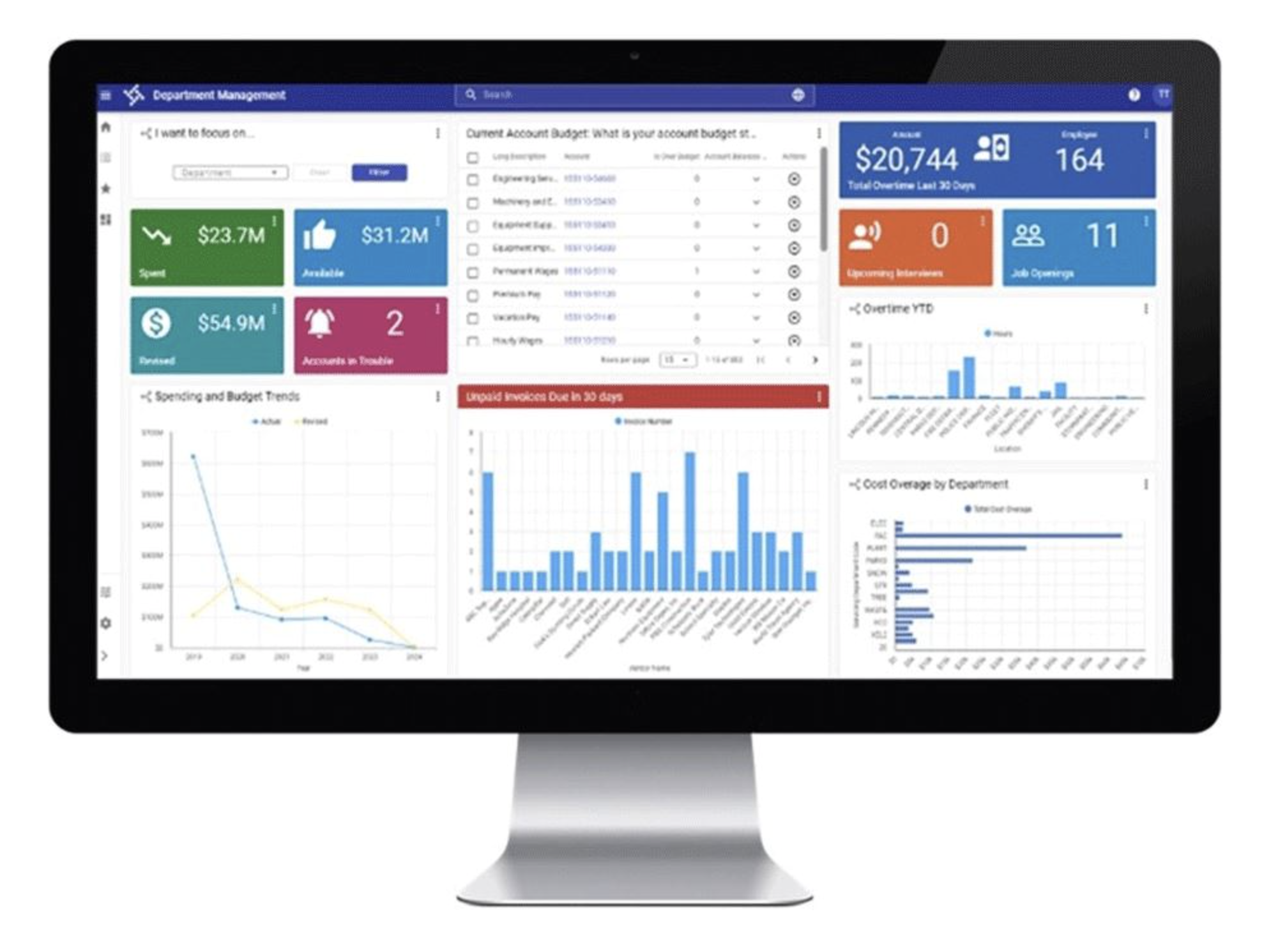 Enterprise ERP Product Screenshot